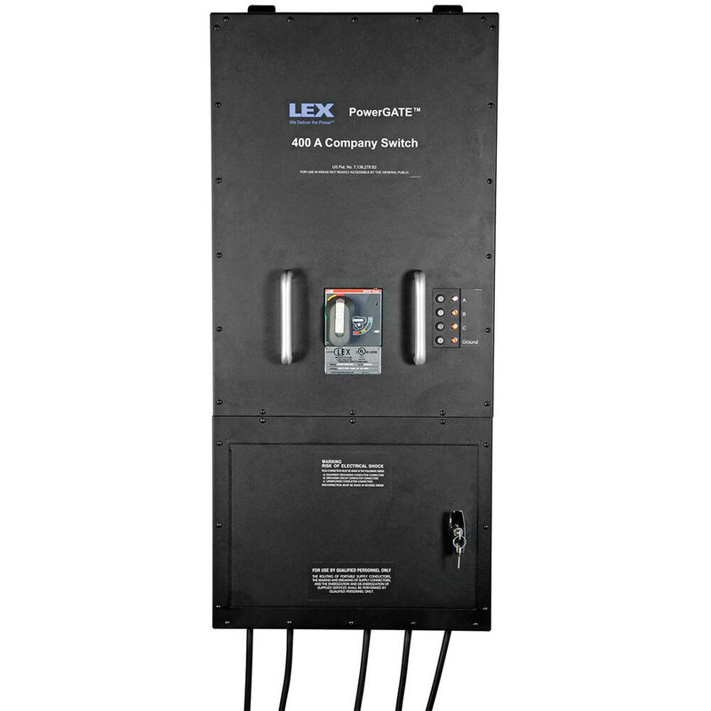 Lex Products 100A (5) Wire Cam & Direct Wire Indoor Company Switch (Tan Enclosure)