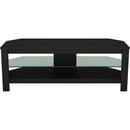 AVF Group Calibre 45" TV Stand with Glass Shelf (Black Oak)
