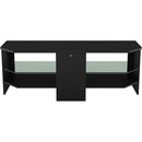 AVF Group Calibre 45" TV Stand with Glass Shelf (Black Oak)