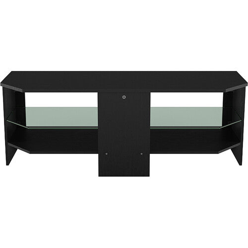 AVF Group Calibre 45" TV Stand with Glass Shelf (Black Oak)