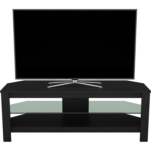 AVF Group Calibre 45" TV Stand with Glass Shelf (Black Oak)