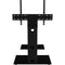 AVF Group Lesina Flat Pedestal TV Stand (Black with Black Glass)