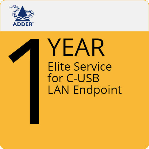 Adder Elite Service for ADDER C-USB LAN Extender Module (1-Year)