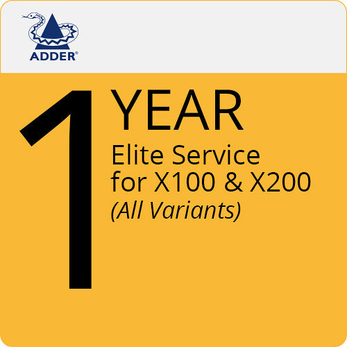 Adder Elite Service for ADDERLink X100 and X200 Series KVM Extender (1-Year)