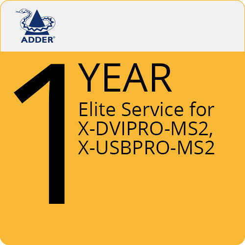 Adder Elite Service for ADDERLink X-DVI PRO-MS & X-USB PRO MS (1-Year)