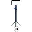 Lume Cube Panel GO Bi-Color LED Light Panel (Broadcast Lighting Kit, 2-Pack)