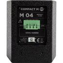 RCF COMPACT M 04 Passive 2-Way Speaker (Black)