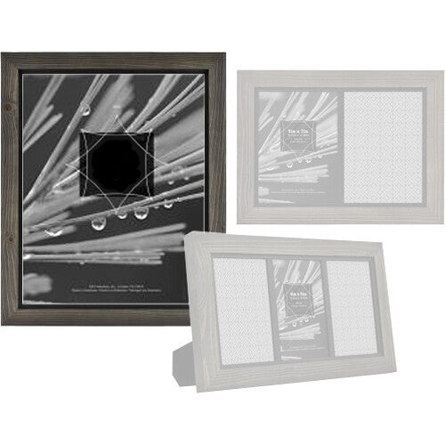 MCS 4 x 6" Timber Wood Frame (Gray with Black)