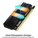 Sabrent NVMe M.2 SSD to PCIe Adapter Card with Aluminum Heatsink