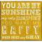 MCS 12 x 12 Expressions You Are My Sunshine Scrapbook