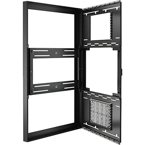 Chief Impact On-Wall Kiosk with Protective Glass for 55" Flat Panel Portrait Displays (White)