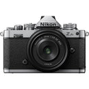 Nikon Zfc Mirrorless Camera with 28mm f/2.8 Lens and Street-Travel Photography Kit (Silver)