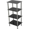 AVF Group S44-A 4-Tier Square Glass Shelving Unit