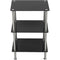 AVF Group S33-A 3-Tier Square Glass Shelving Unit