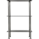 AVF Group S33-A 3-Tier Square Glass Shelving Unit