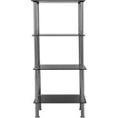 AVF Group S44-A 4-Tier Square Glass Shelving Unit