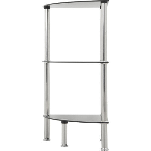 AVF Group Small Three-Tier Corner Shelving Unit