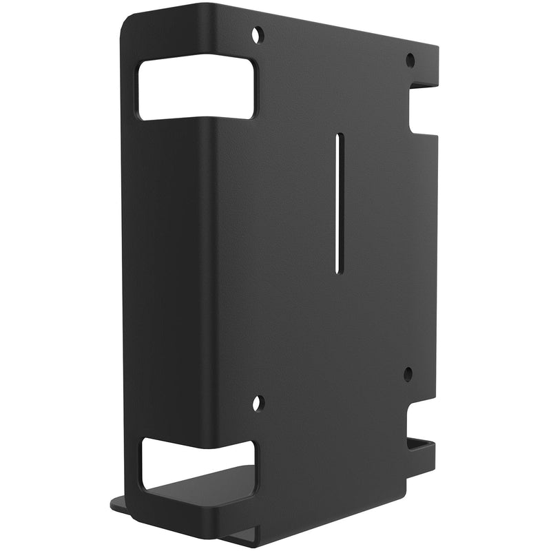 CTA Digital Metal Sanitizer Bottle Holder for Mobile Floor Stands (Black)