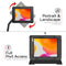CTA Digital Custom Flex Desk Clamp Mount with Security Enclosure for 10.2" iPads and Select Other Tablets