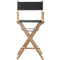 ConeCarts Tall Director's Chair (30.7", Natural Frame, Cotton Fabric)