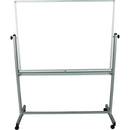Luxor Mobile Magnetic Reversible 48 x 36" Whiteboard & Assorted PILOT V Marker Kit