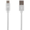 Monoprice Palette Series USB 2.0 Type-C to Type-A Charge & Sync Cable (1.5', White)