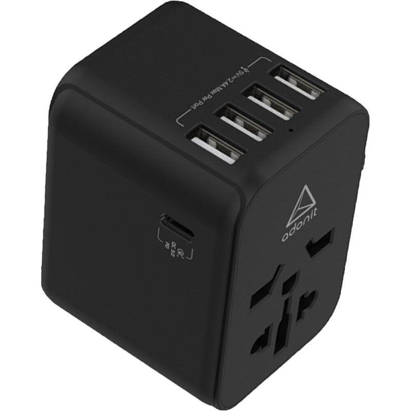 Adonit PD-4A1C 30W Universal World Travel Adapter (Black)