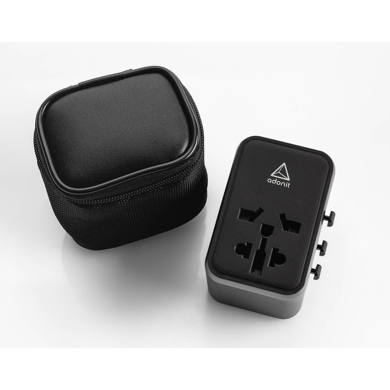 Adonit PD-4A1C 30W Universal World Travel Adapter (Black)