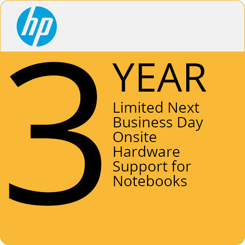 HP 3-Year Next Business Day Onsite Hardware Support for Mobile Workstations