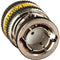 Belden Digital Truck Mini Coax 3-Piece HD BNC Crimp Connector with Yellow Band (50 Pieces)
