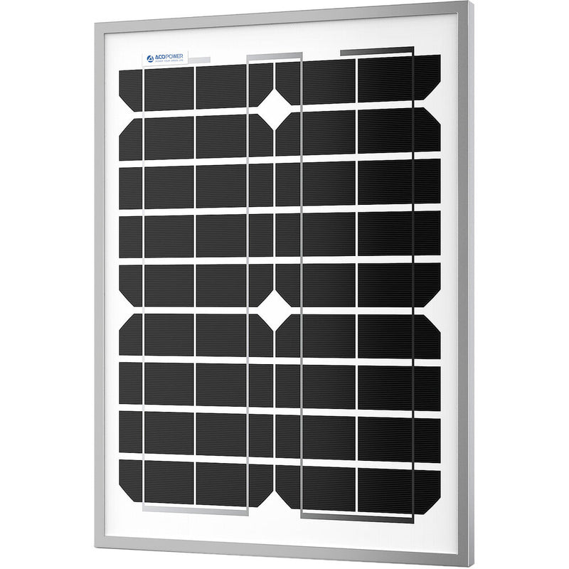 ACOPower 20-Watt Monocrystalline Solar Panel, 12V