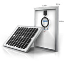 ACOPower 20-Watt Monocrystalline Solar Panel, 12V
