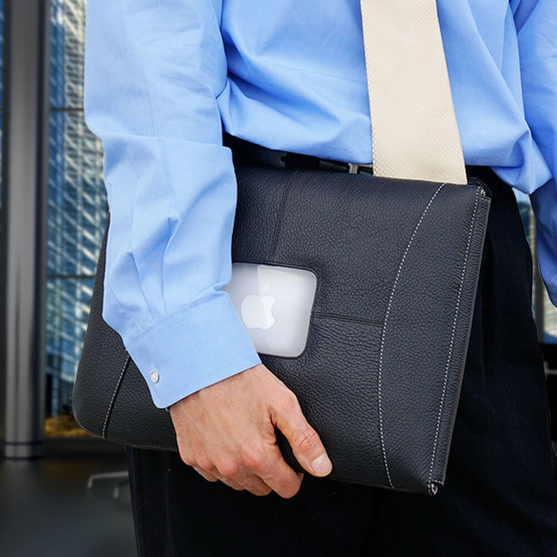 MacCase Premium Leather Sleeve for 16.2" MacBook Pro (Black)