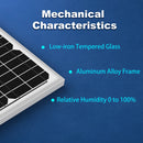 ACOPower 30-Watt Monocrystalline Solar Panel, 12V