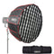 CAME-TV Quick Set Up Softbox 120 with Grid and Bowens Speed Ring (47.2")