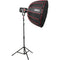 CAME-TV Quick Set Up Softbox 120 with Grid and Bowens Speed Ring (47.2")