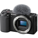 Sony ZV-E10 Mirrorless Camera with Basic Bundle (Black)