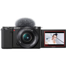 Sony ZV-E10 Mirrorless Camera with 16-50mm Lens (Black)