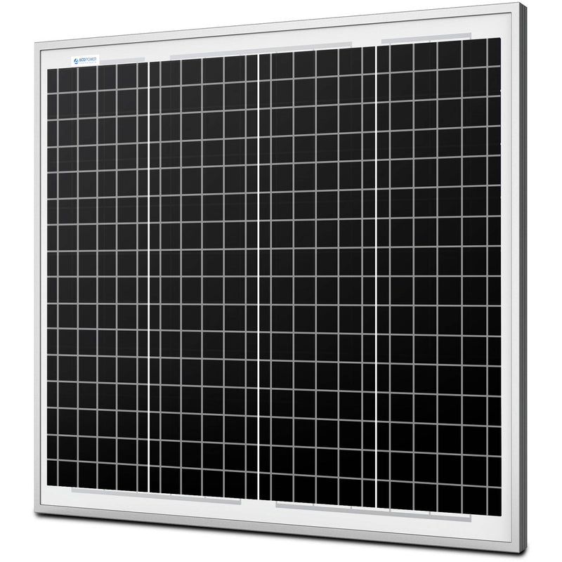 ACOPower 50-Watt Monocrystalline Solar Panel, 12V