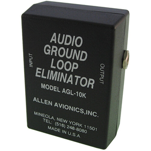 Allen Avionics AGL-10K Audio Isolation Transformer, 1/4" Phono