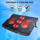 Enhance Cryogen 2 Gaming Laptop Cooling Stand (Black with Red LEDs)