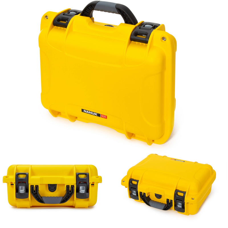 Nanuk 915 Hard Utility Case without Insert (Yellow)