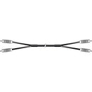 Pro Co Sound DK Series Dual Unbalanced RCA Male to RCA Male Keyboard Patch Cable - 5'