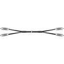Pro Co Sound DK Series Dual Unbalanced RCA Male to RCA Male Keyboard Patch Cable - 10'