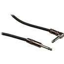 Pro Co Sound ProPatch Series 1/4" Phone Angled Male to 1/4" Phone Male Instrument Cable - 20'