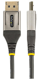 Startech DP14VMM3M DP14VMM3M Audio / Video Cable Assembly Displayport Plug 9.8 ft 3 m Black Grey