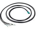 AMPHENOL RF 095-820-243M100. CBL, MINI FAKRA TYP A JACK-4X PLUG, 3.3