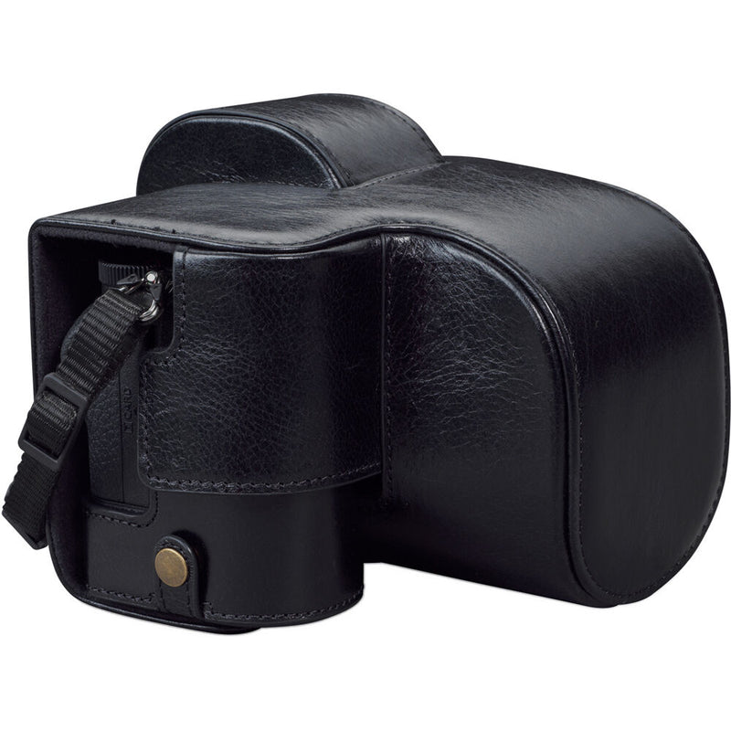 MegaGear Ever Ready Genuine Leather Case for Nikon Z 5 (Black)