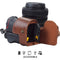MegaGear Ever Ready Genuine Leather Camera Half Case for Nikon Z 5 (Brown)