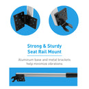 Macally Car/Truck Seat Rail Floor Mount for Tablet and Phone